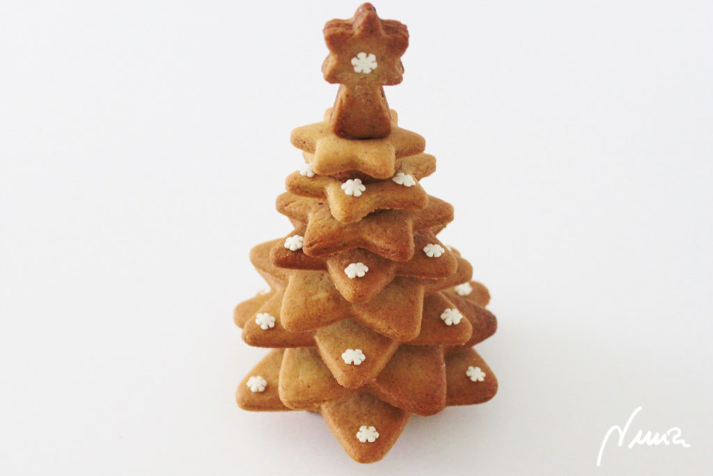 Arbol De Galleta Para Navidad Azul Purpura